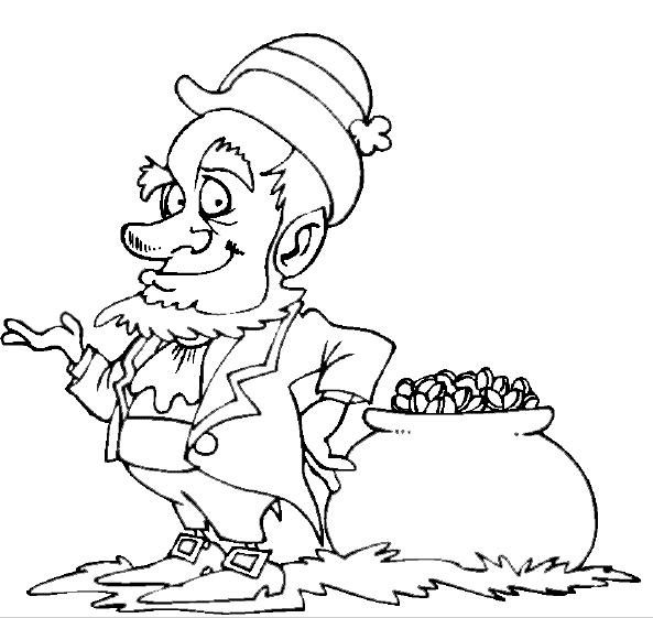 St Patricks Coloring Page