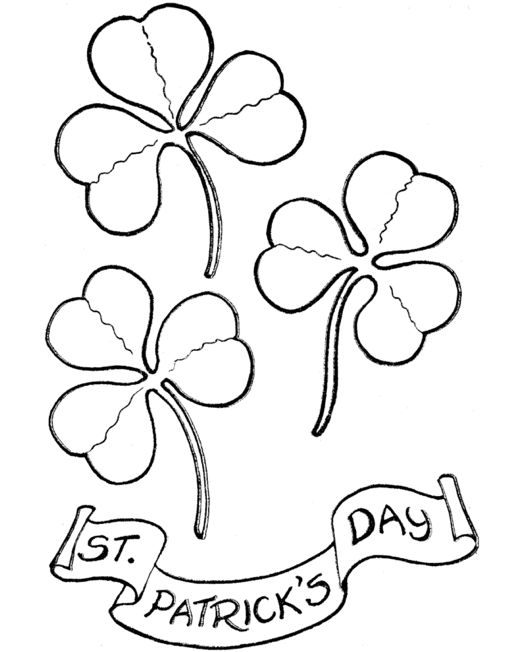 St Patricks Day Coloring Page