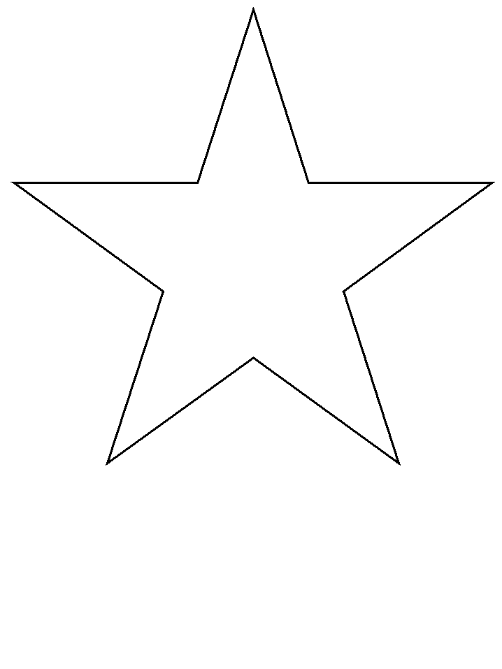 Star Simple-shapes Coloring Pages