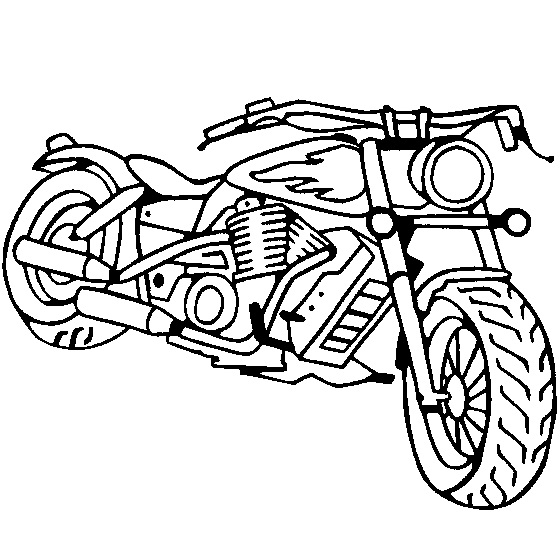 Street Bike Coloring Pages