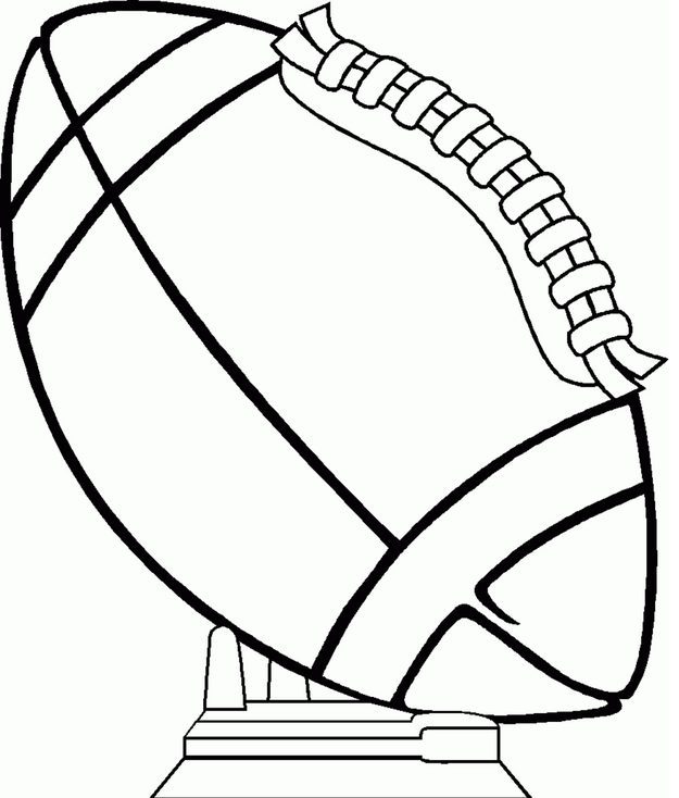 Superbowl Coloring Page
