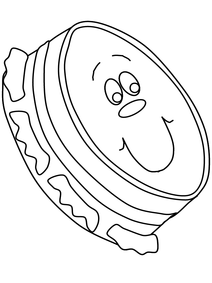 Tambourine Coloring Pages