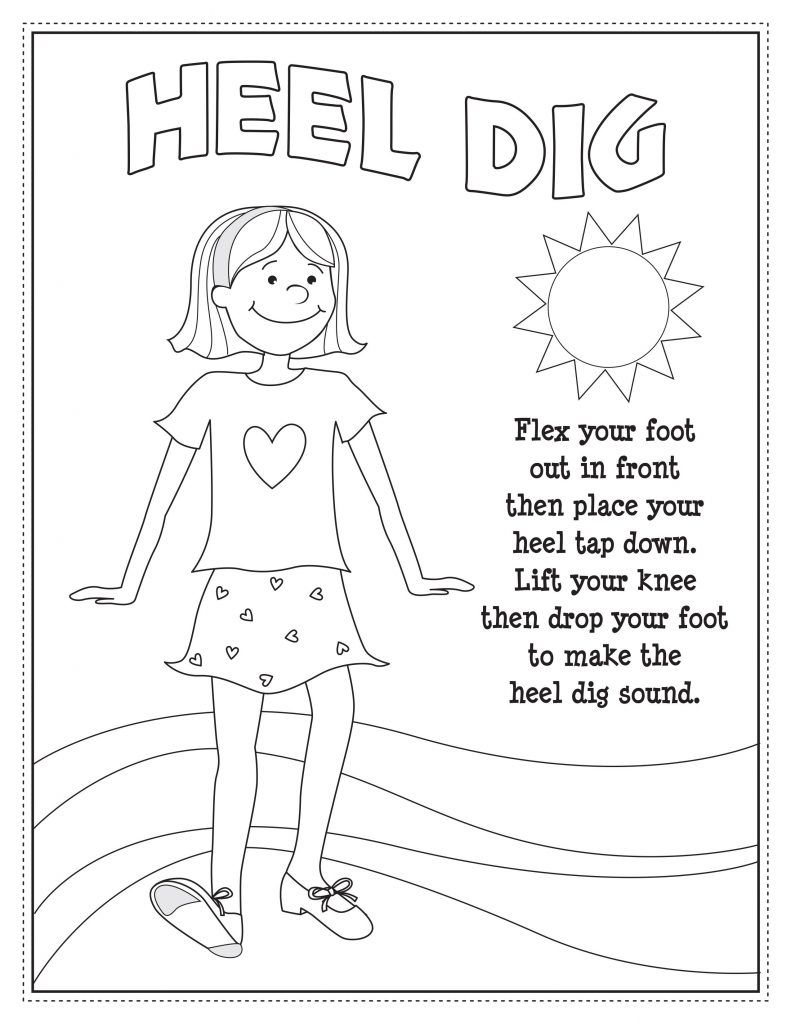 Tap Dance Coloring Pages