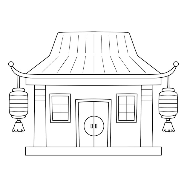 Temple Coloring Page LDS