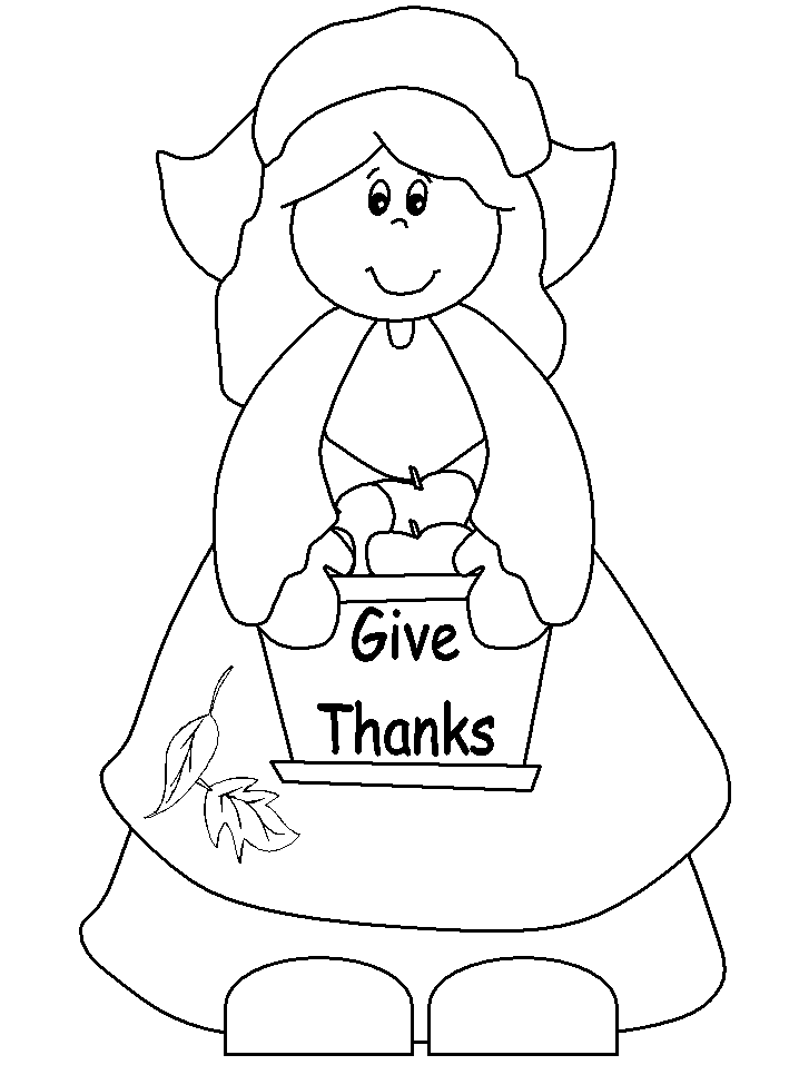 Give Thanks coloring page