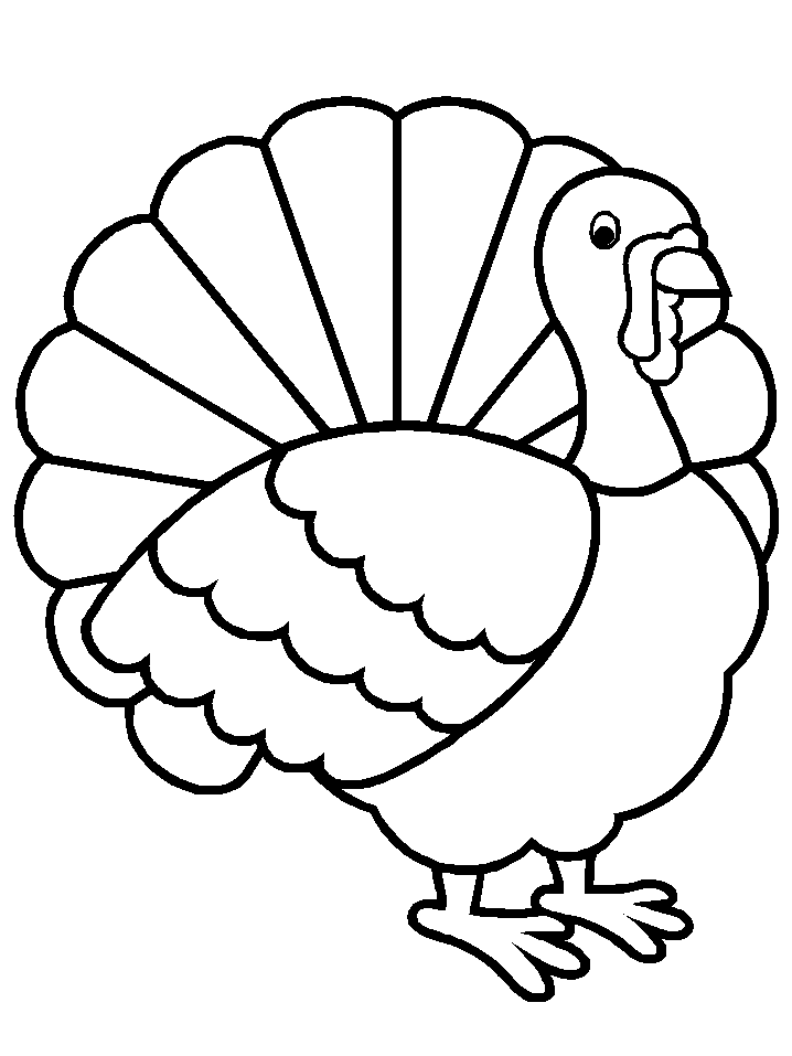 Free Thanksgiving Turkey coloring pages