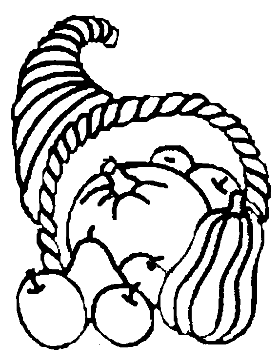 Thanksgiving Coloring Page