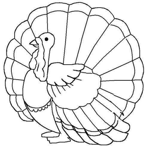Thanksgiving Turkey Coloring page