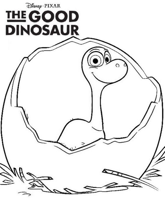 the good dinosaur coloring pages