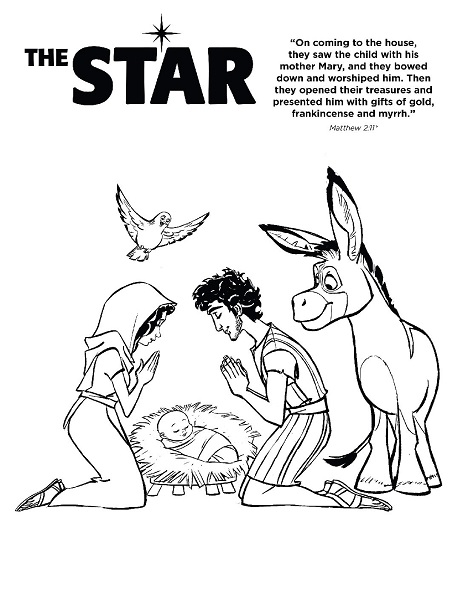 The Star Movie Coloring Pages
