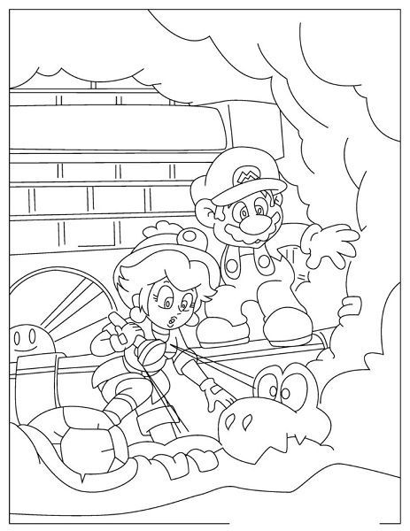 The Super Mario Bros Movie Coloring Pages