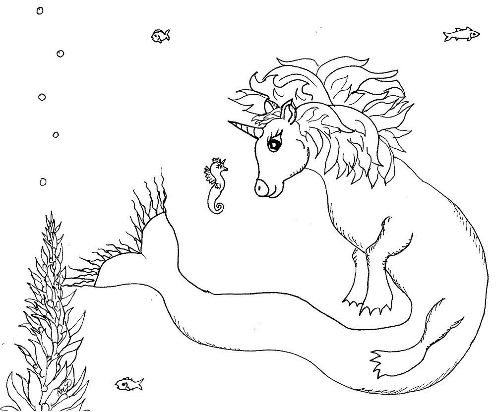 The Water Horse Coloring Pages