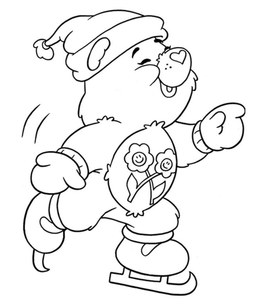 toddler winter coloring pages