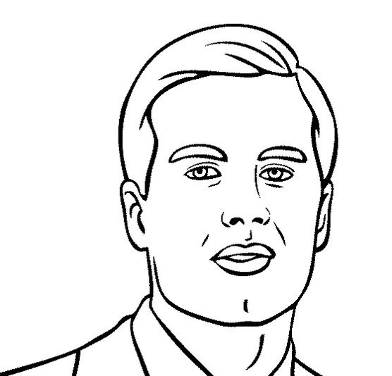 Tom Brady coloring page