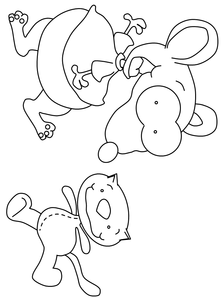Toopy Binoo Cartoons Coloring Pages