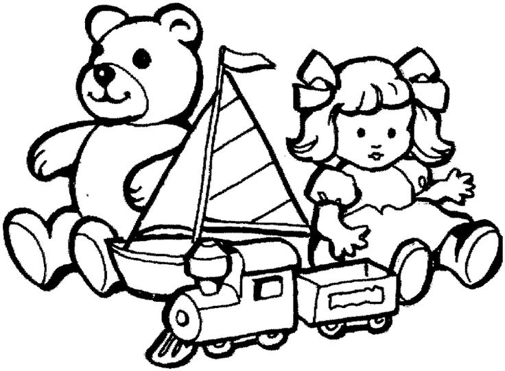 Toy Coloring Pages