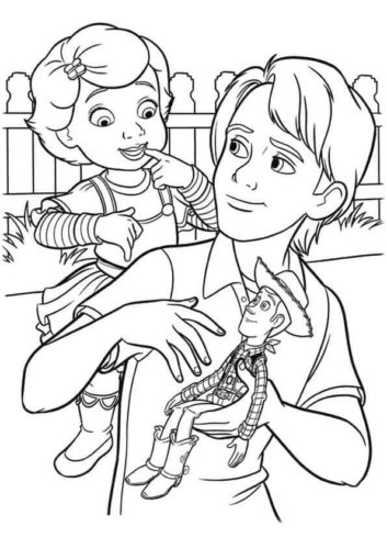 Toy Story Coloring Page Printable