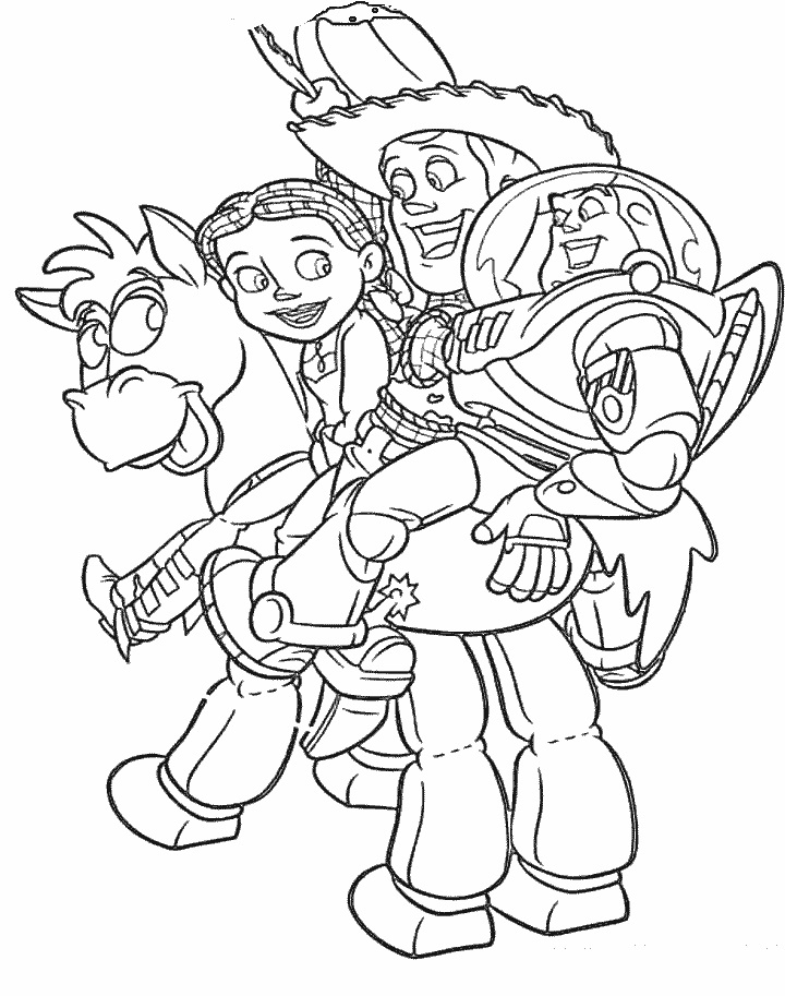 Printable Toy Story Coloring Pages