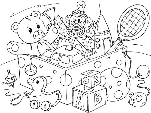 Toys Coloring Pages