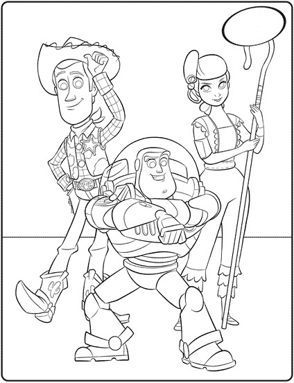 Toys Story Coloring Pages