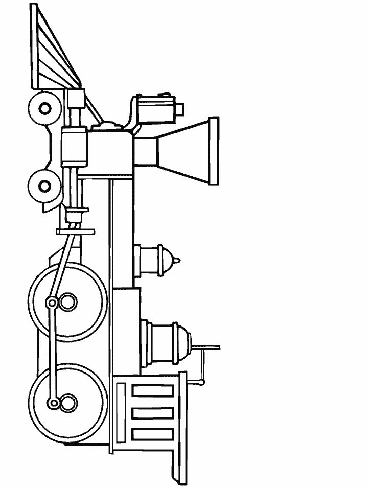 Locomotive Train Coloring Pages