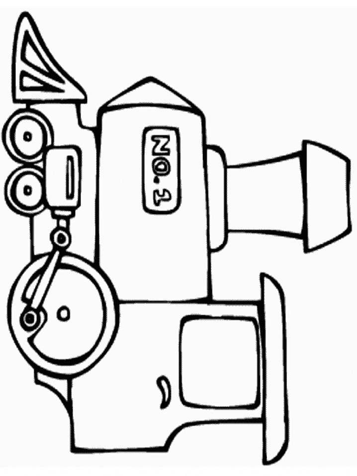 Small Locomotive Train Coloring Pages
