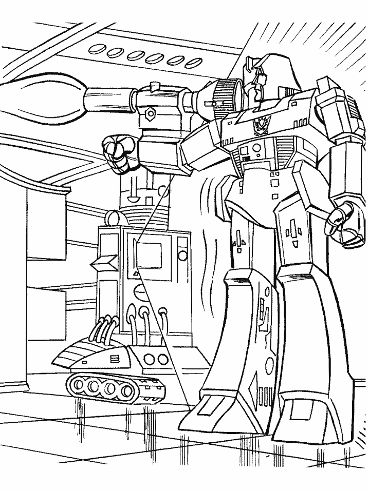 Transformers Cartoons Coloring Pages