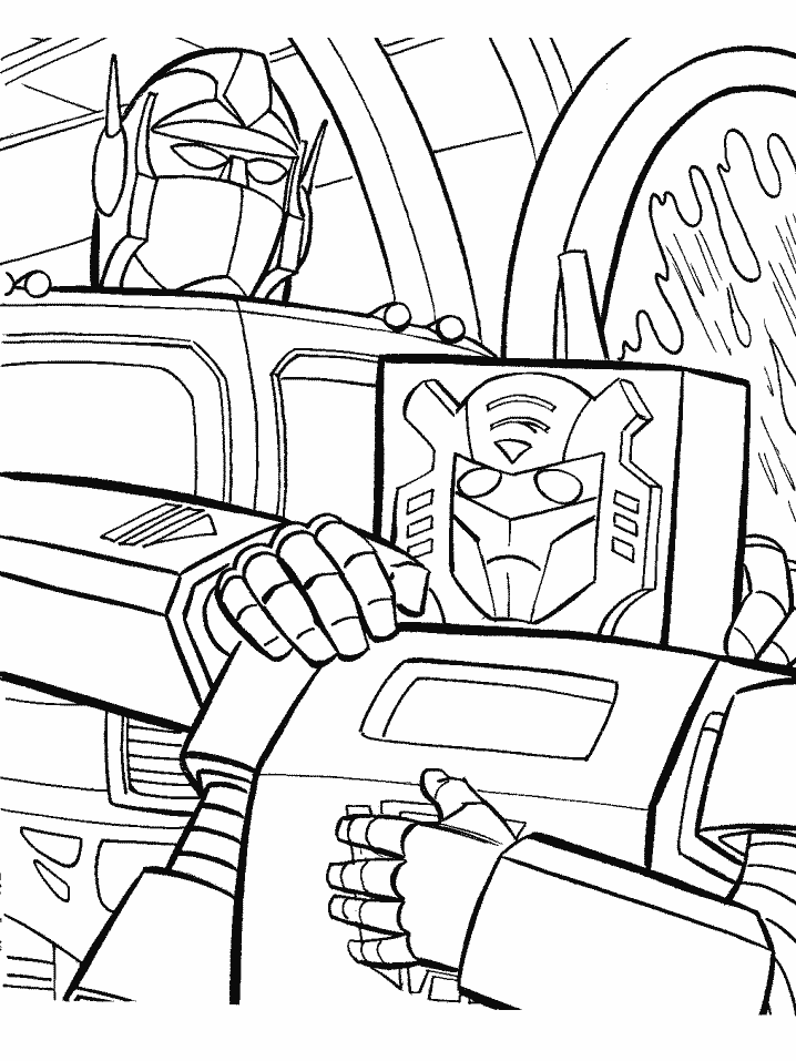 Transformers Cartoons Coloring Pages Printable