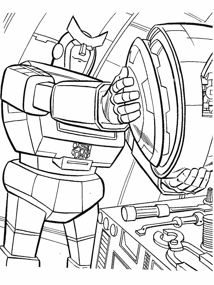 Transformers Cartoons Coloring Pages Free