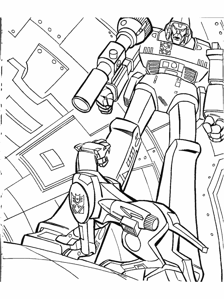 Printable Transformers Cartoons Coloring Pages