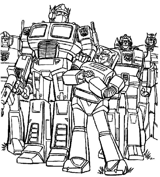 Transformers Coloring Page