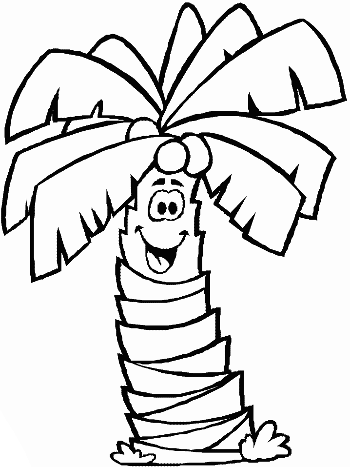 Cartoon Palm Tree