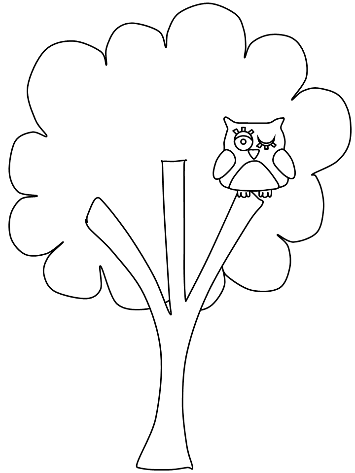 Tree17 Trees Coloring Pages