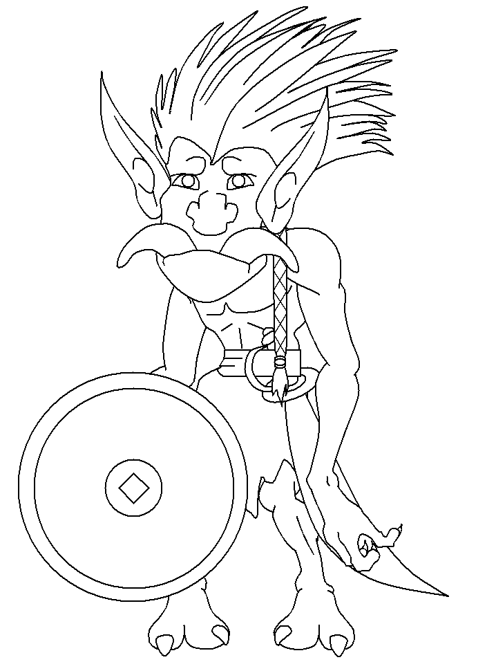 Trolls Monster Coloring Pages For Kids