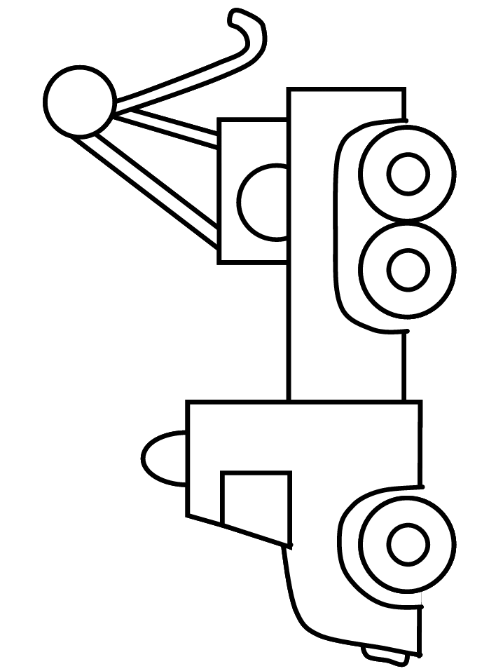 Truck13 Transportation Coloring Pages