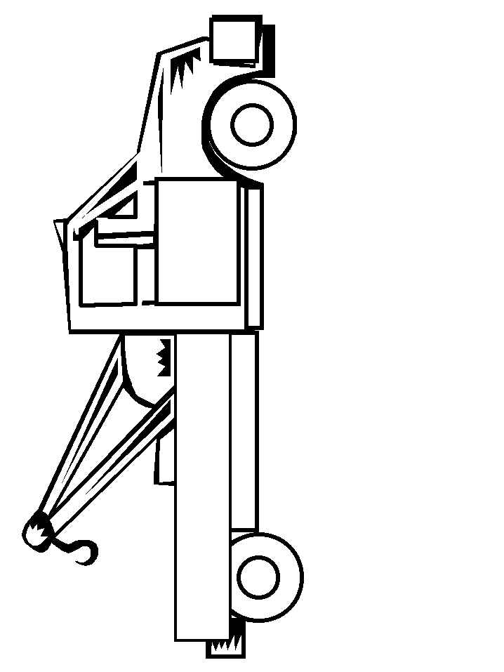 Tow Truck Coloring Pages