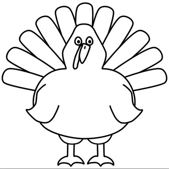 Turkey Coloring Page