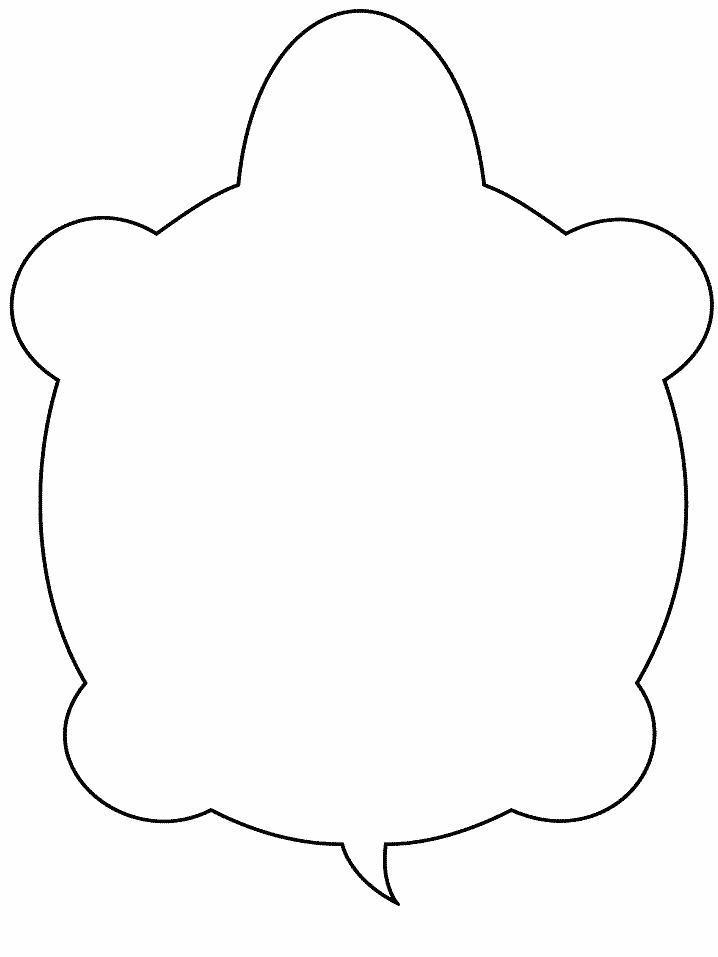 Turtle Simple-shapes Coloring Pages