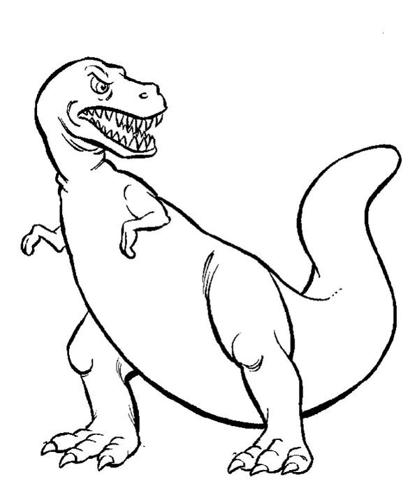 Tyrannosaurus Coloring Page