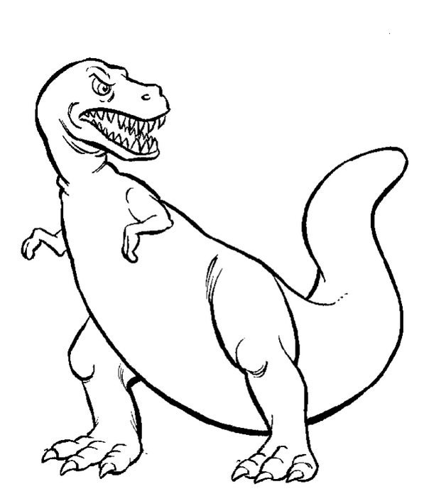 Tyrannosaurus Coloring Page