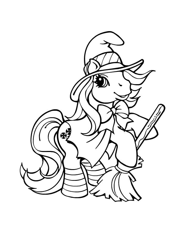 unicorn halloween coloring pages