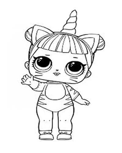 unicorn lol coloring pages