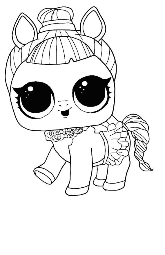 unicorn lol pets coloring pages