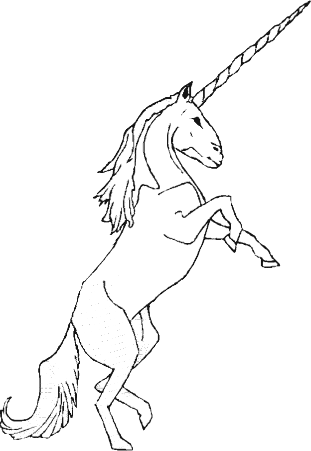 Unicorn Fantasy Printable Coloring Pages