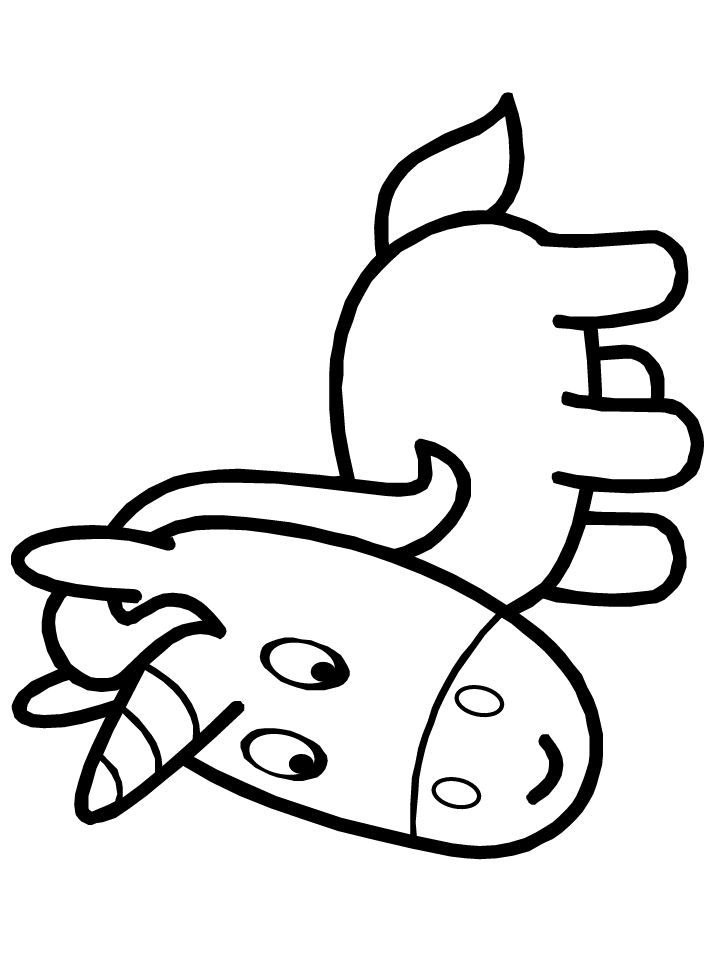 Baby Unicorn Coloring Page For kids