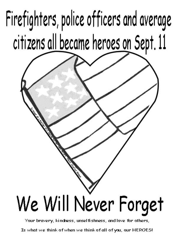USA Heroes Coloring Pages