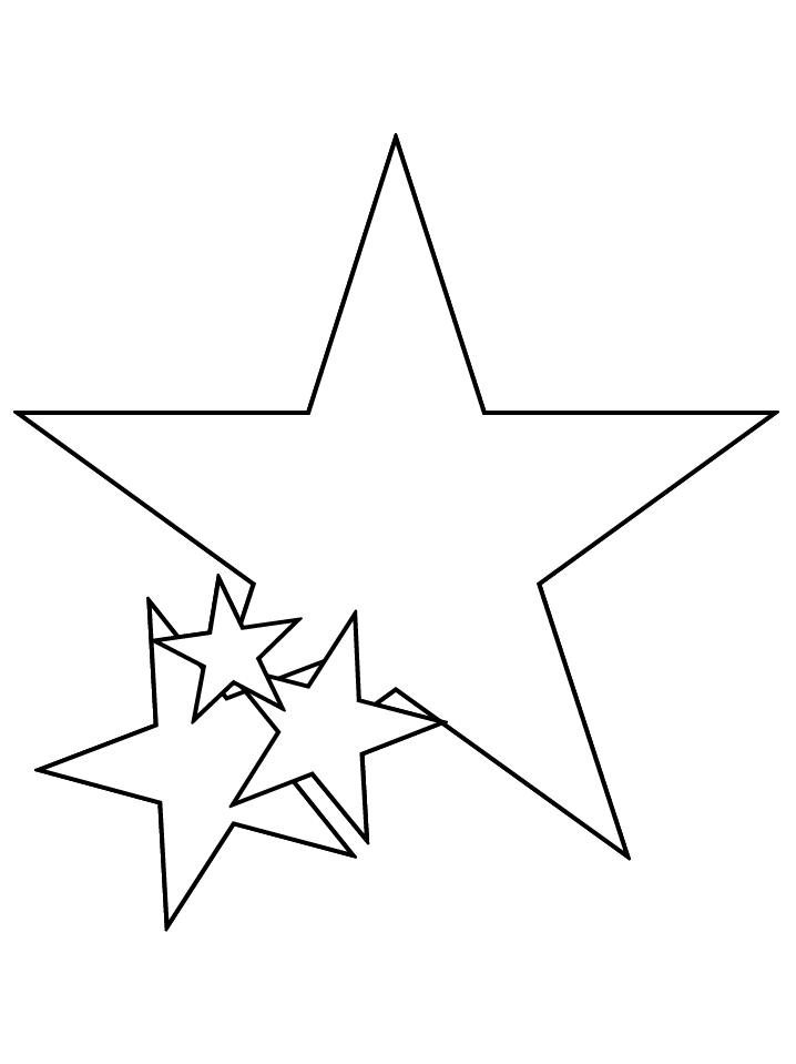 USA Stars Coloring Pages