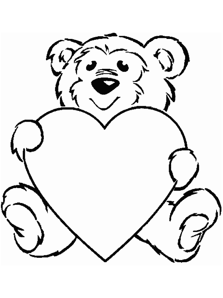 Valentine Bear with Heart