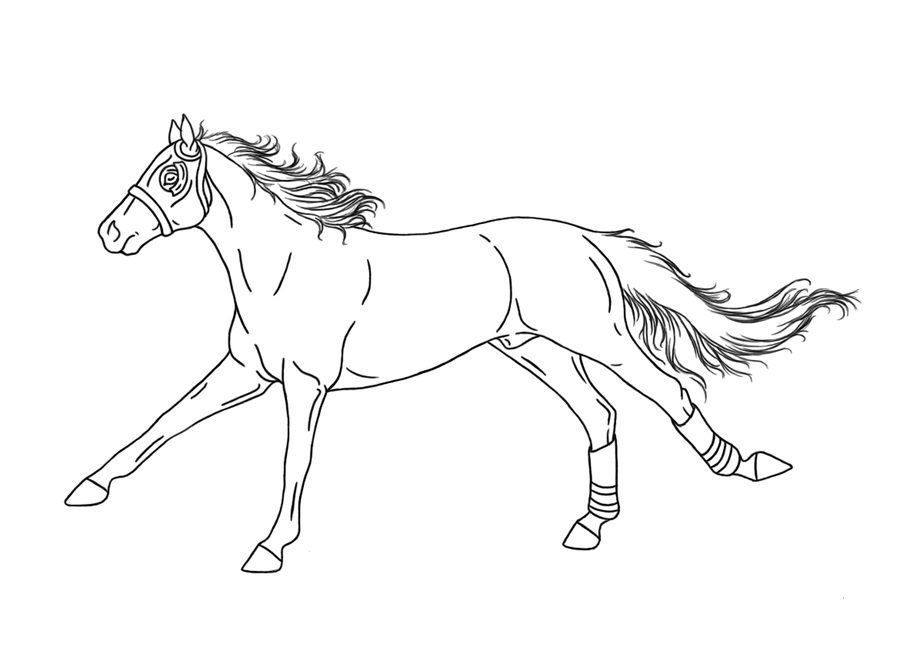 vampire horse coloring pages
