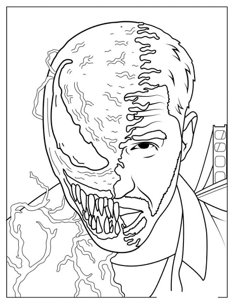 Venom Movie Coloring Pages